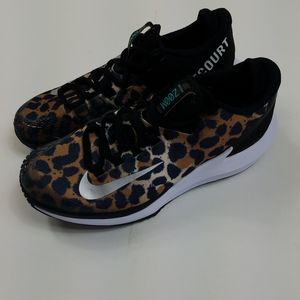 Nike Court Zoom Zero Leopard Cheetah Tennis Shoe
